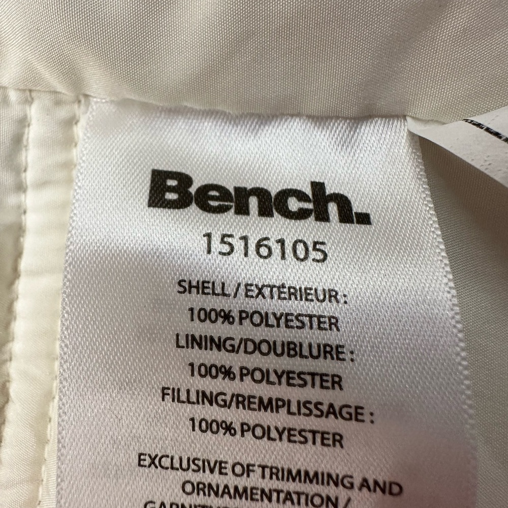 Bench Women's White Puffer Vest - Picture 9 of 10